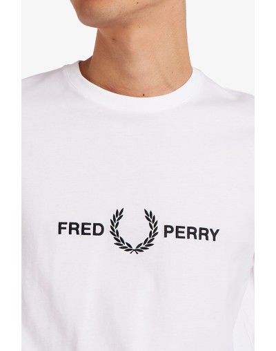 Camiseta Fred Perry blanca