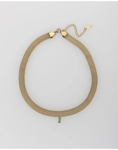Collar choker piedra color SYSTEMACTION
