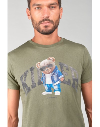 Camiseta estampado oso LE TEMPS DES CERISES