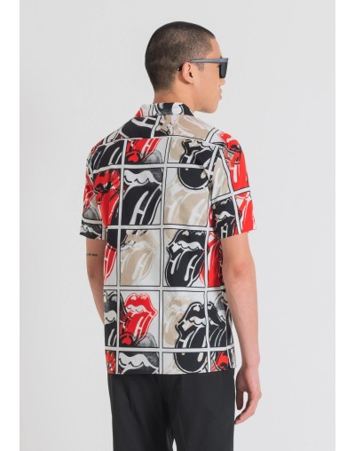 Camisa de corte regular con estampado Rolling Stones de ANTONY MORATO