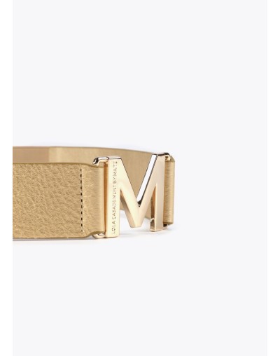 Cinturón elástico dorado MAITE BY LOLA CASADEMUNT