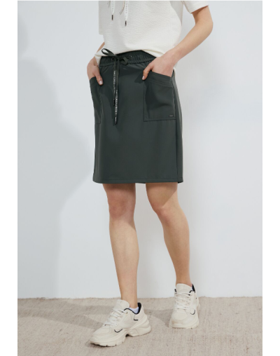 Falda con cinturilla elástica y ajustable CECIL