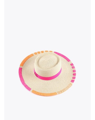 Sombrero con detalle de bordados LOLA CASADEMUNT