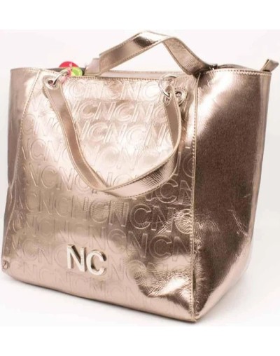 Bolso chopper dorado NOCO COMPLEMENTOS