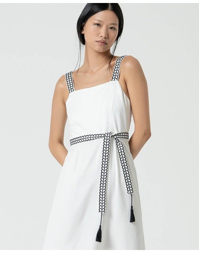Vestido midi tirantes SURKANA