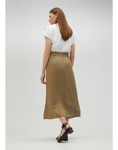 Falda cruzada en camel MAITE BY LOLA CASADEMUNT
