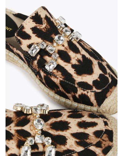 Alpargata plana animal print LOLA CASADEMUNT