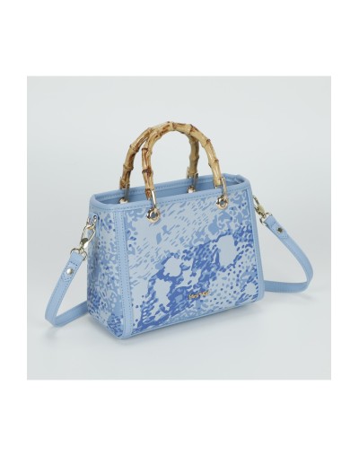Bolso animal print azul MIMÍMUÁ