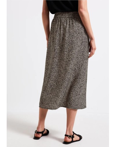 Falda midi con cintura elástica STREET ONE